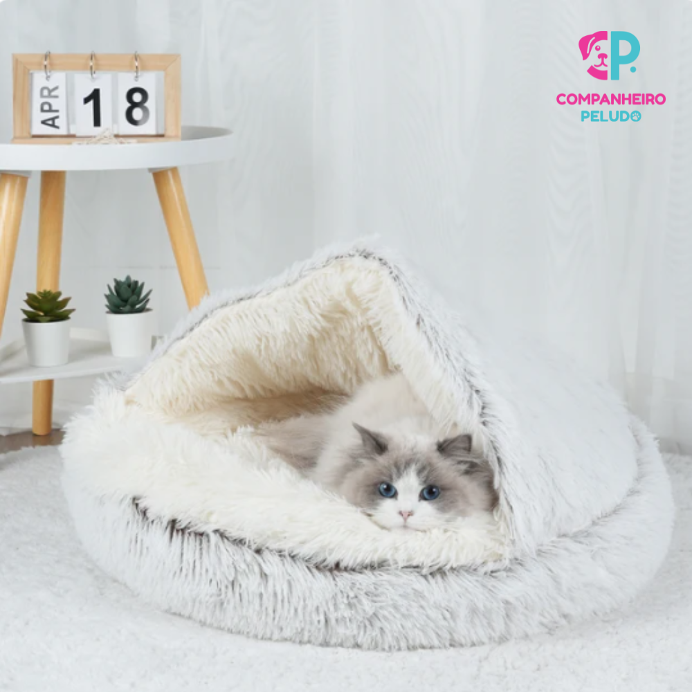 Cama Tipo Nube Cerrada Para Mascotas