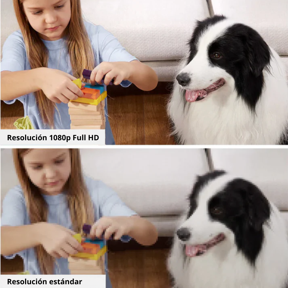 Compañero Cam 2K 3mp | Cámara con IA, Visión Nocturna y Audio 2 vías