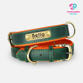 Collar de Cuero Personalizado Para Perros y Gatos – Calidad Premium