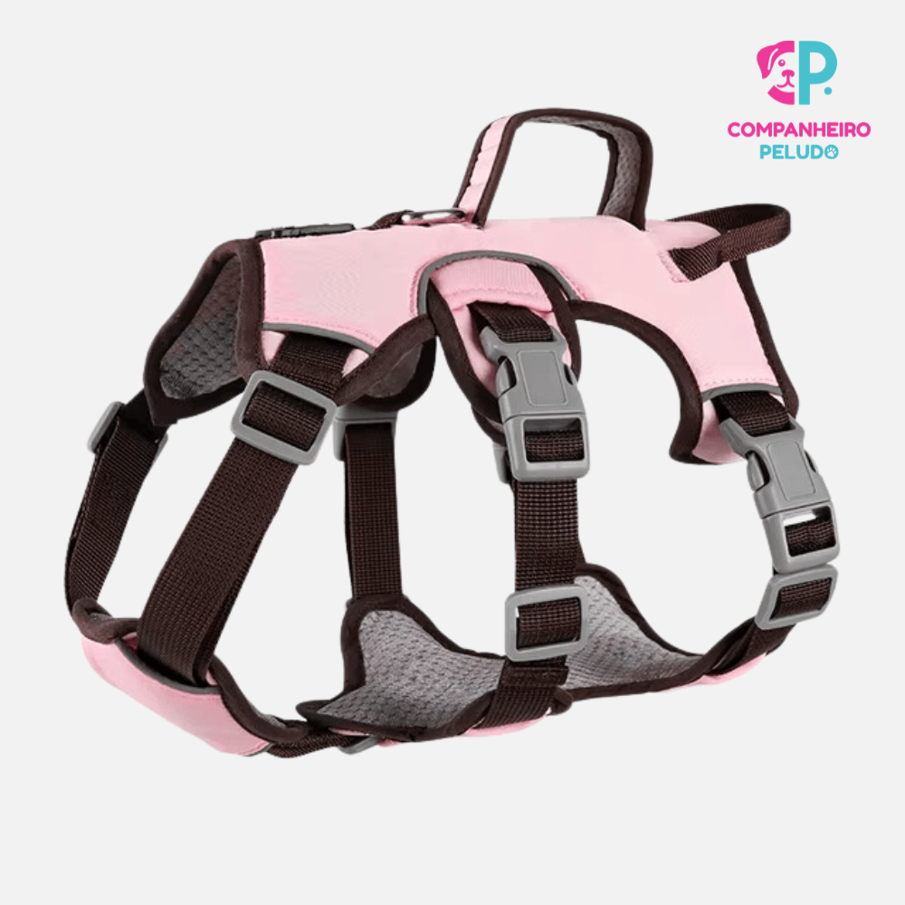 Arnés De Lujo Con Asa De Control Para Mascotas